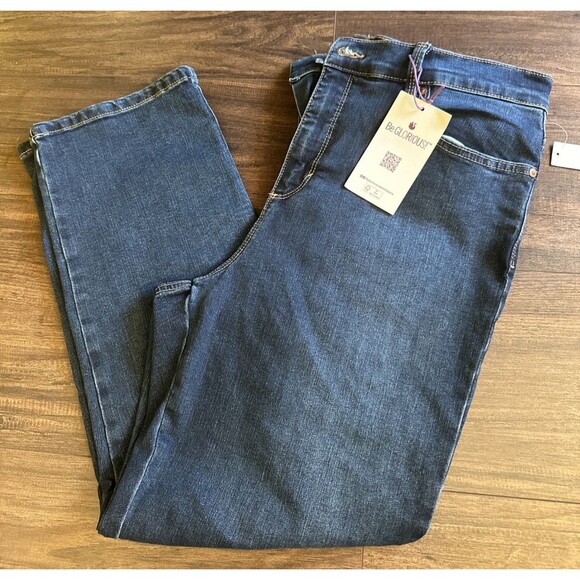 Gloria Vanderbilt Women's Petite Amanda Jeans Classic Rise Tapered Leg 16P Short - Picture 4 of 6